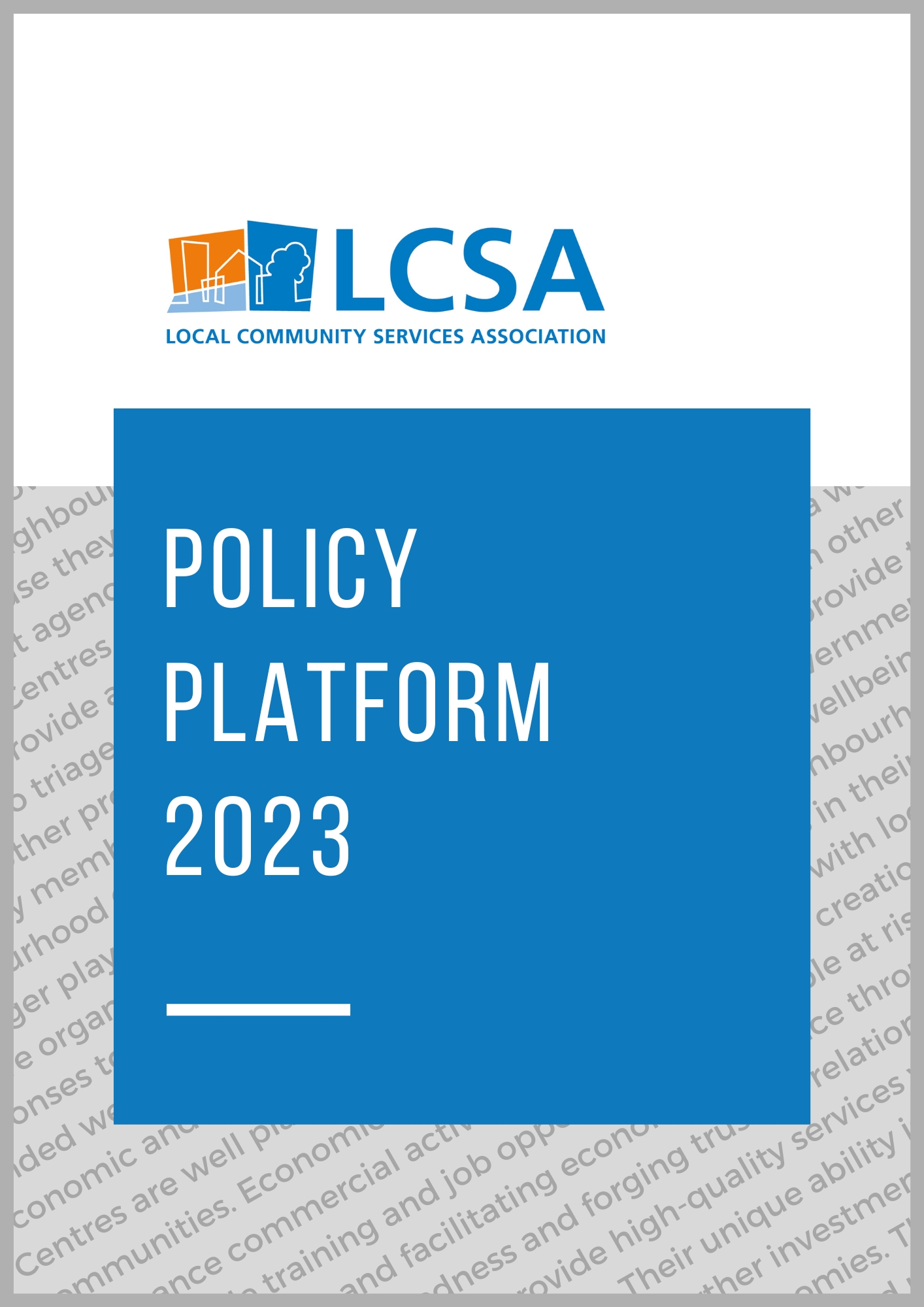 LCSA Policy Platform 2023